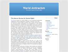 Tablet Screenshot of antiracism-info.org